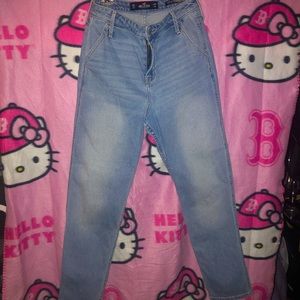 Hollister vintage stretch high rise mom jeans